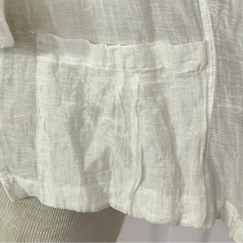 Stella Carakasi Sheer Cotton Open Jacket S - Picture 5 of 7